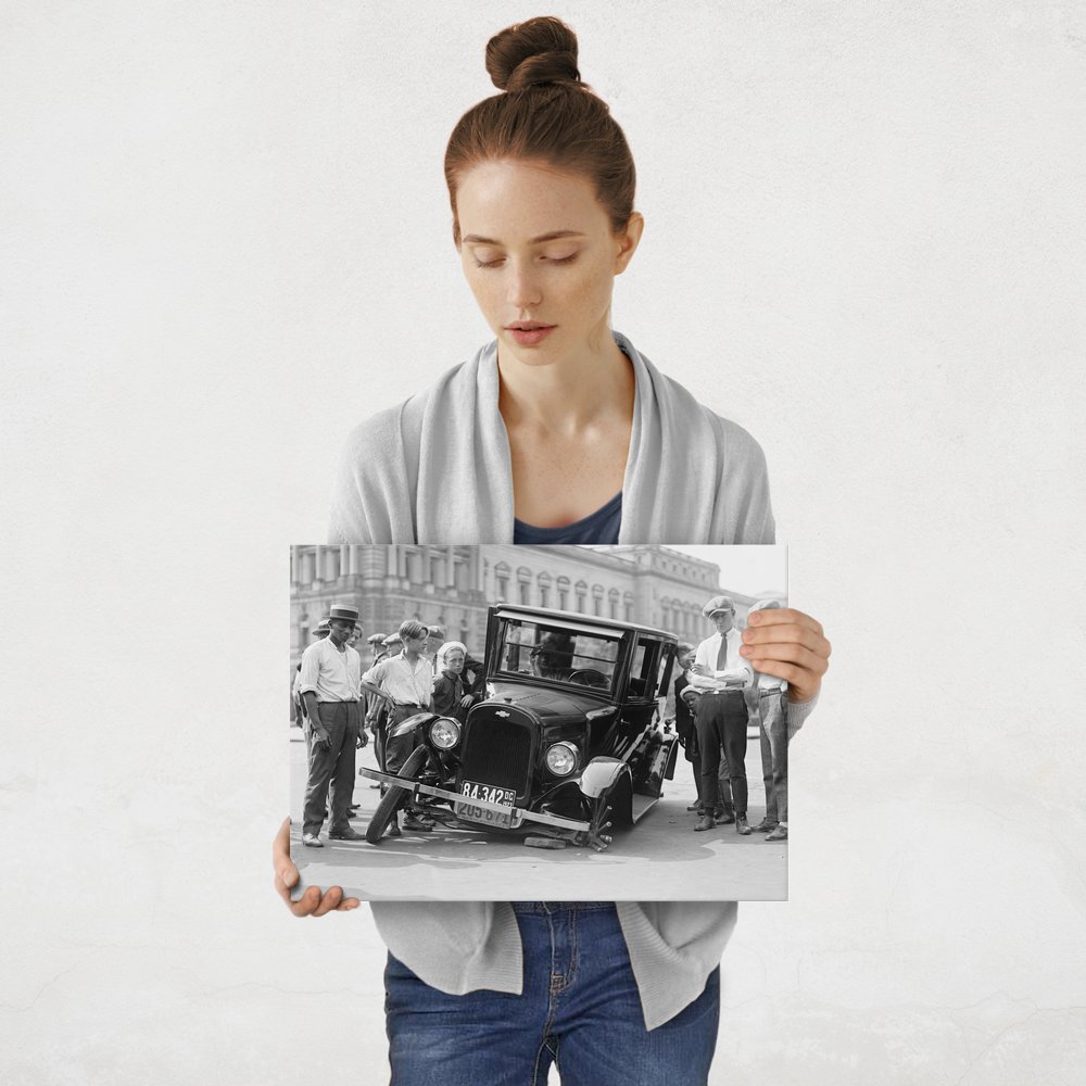 Plakat metalowy zniszczony Chevrolet M