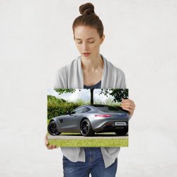 Plakat metalowy Mercedes AMG GT M