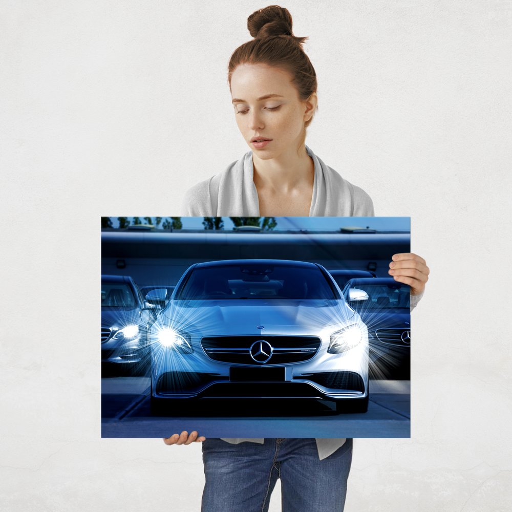 Plakat metalowy Mercedes Benz L