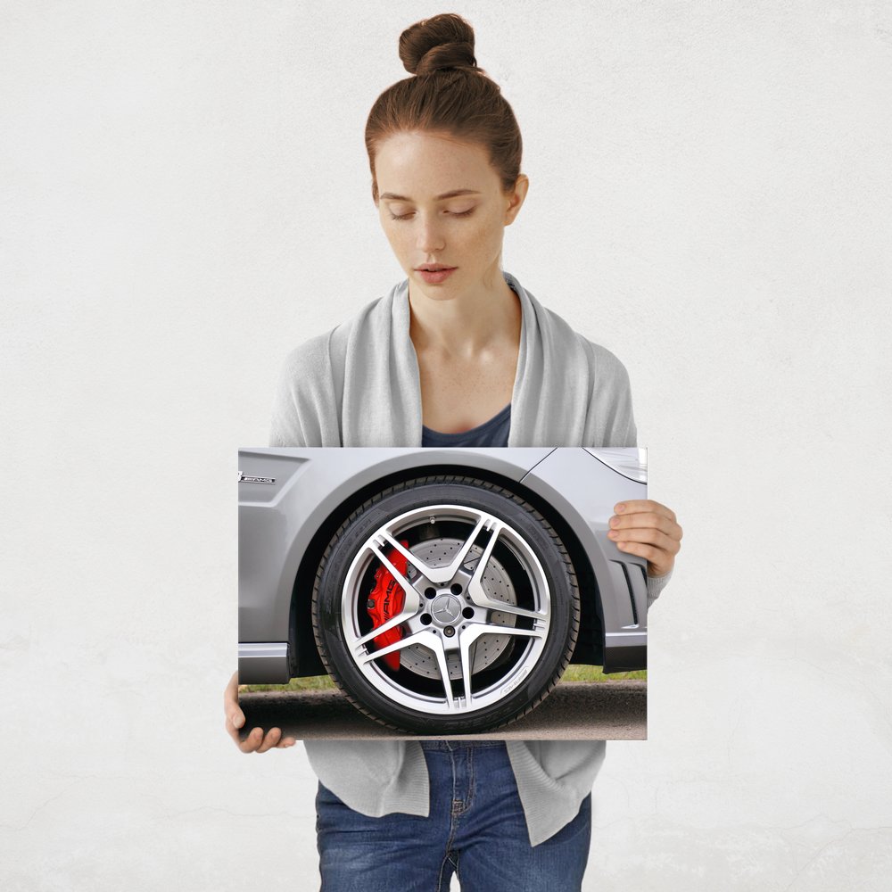 Plakat metalowy alufelga Mercedesa M