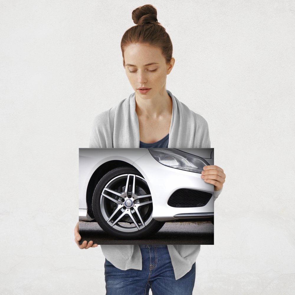 Plakat metalowy Mercedes Benz M
