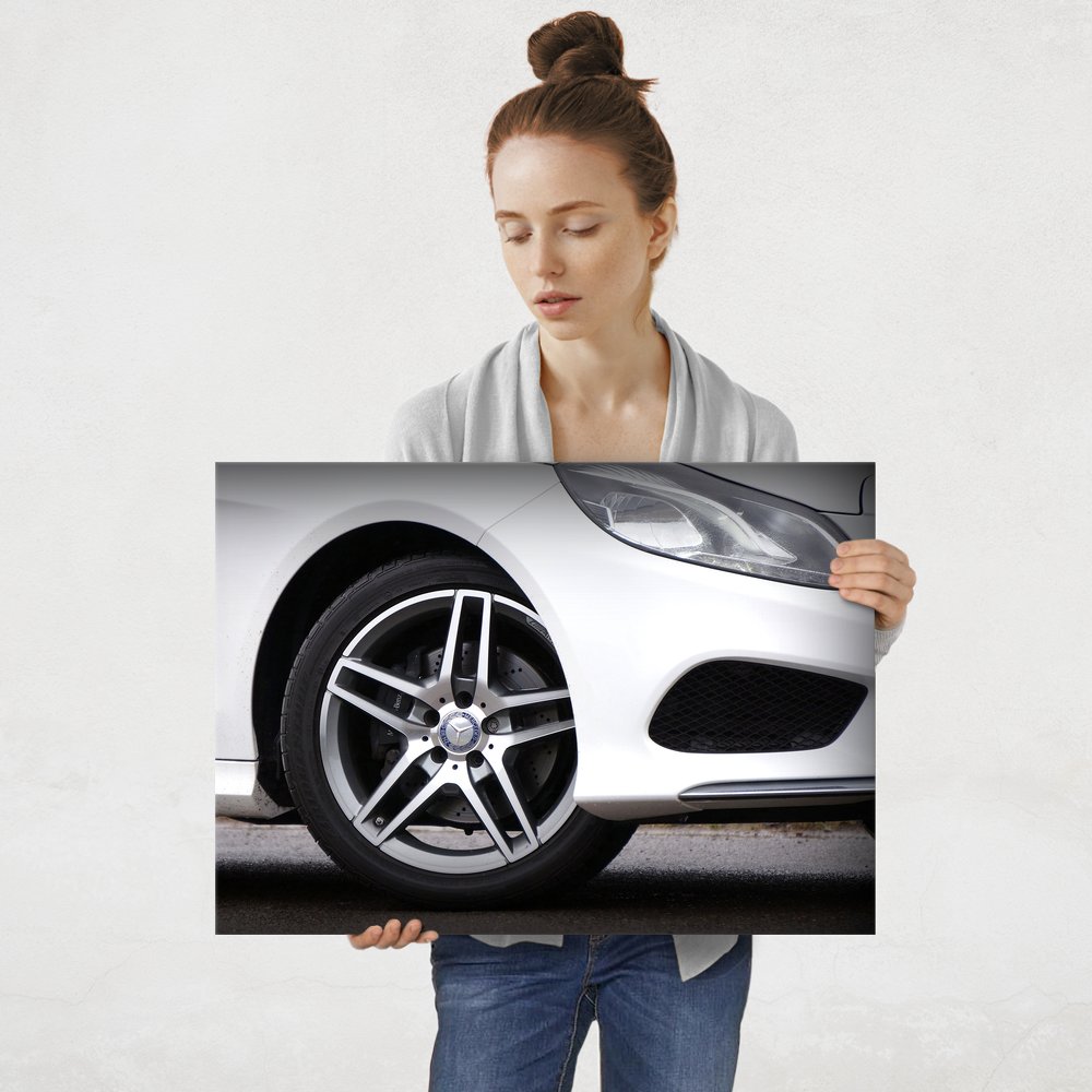 Plakat metalowy Mercedes Benz L