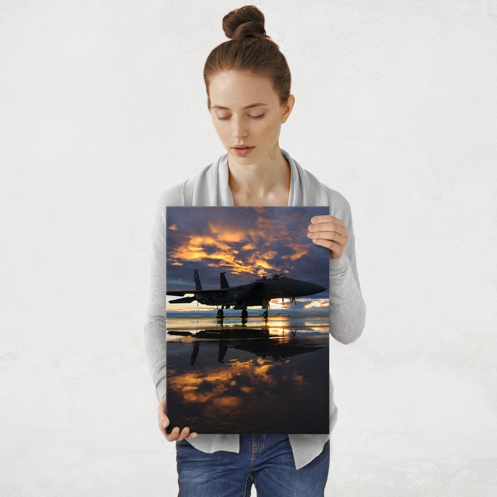 Plakat metalowy odrzutowiec M