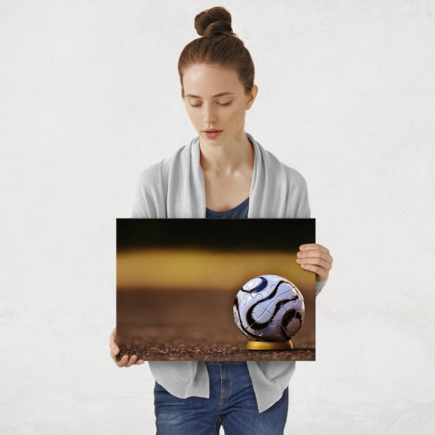 Plakat metalowy puzzle piłki  M