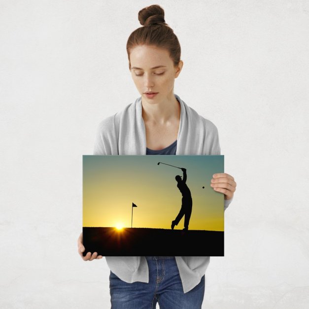 Plakat metalowy golf M