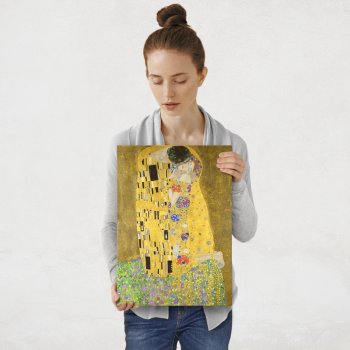 Plakat metalowy Gustav Klimt Pocałunek M