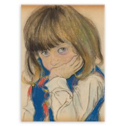 Plakat metalowy Stanisław Wyspiański Portret Józia Feldmana M