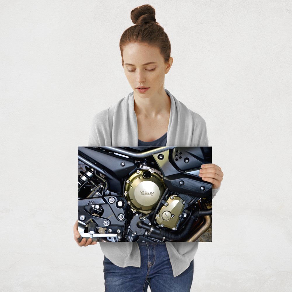 Plakat metalowy silnik yamahy M
