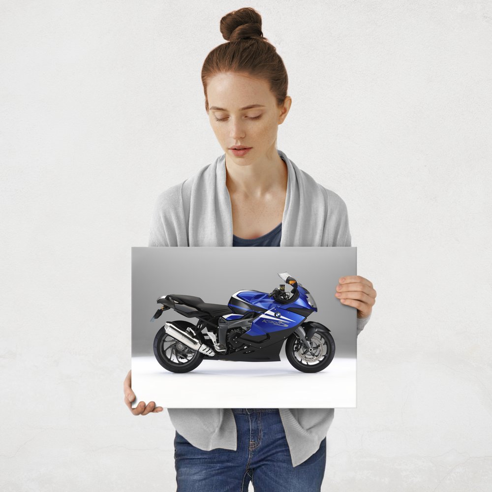 Plakat metalowy potwór z fabryki BMW M
