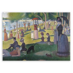 Plakat metalowy Georges Seurat A Sunday on La Grande Jatte L