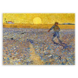 Plakat metalowy Vincent Van Gogh The Sower L