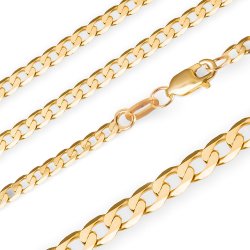 Złoty Łańcuszek 333 Pancerka 2mm Długość 50 cm