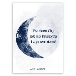 Plakat metalowy rozmiar L z  dla pary na ślub rocznicę