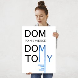 Plakat metalowy rozmiar L z nadrukiem na parapetówkę