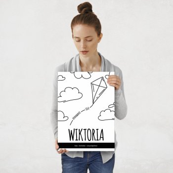 Plakat metalowy Znaczenie Imienia M