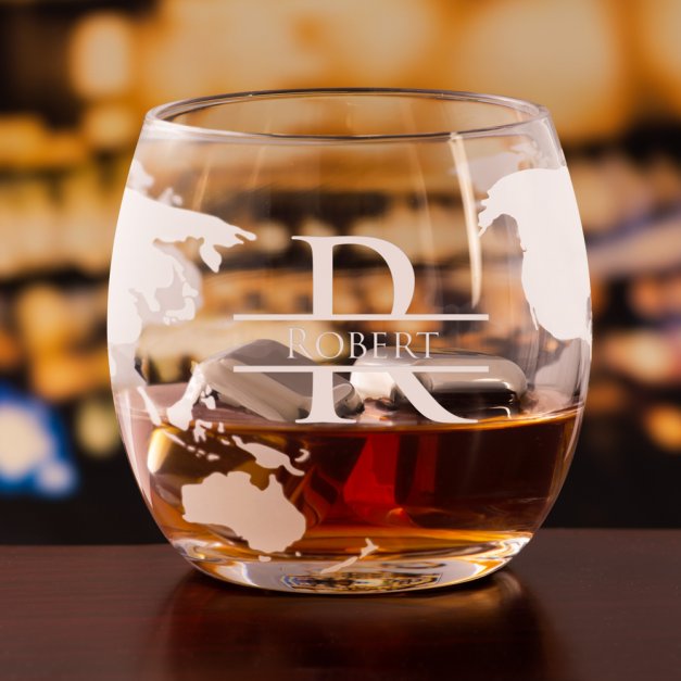 Zestaw do whisky karafka statek szklanki x4 grawer dla niego na imieniny