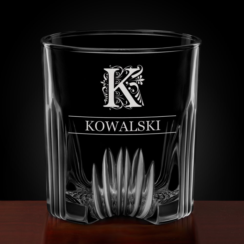 Karafka kryształowa do whisky z 6 szklankami zestaw z grawerem dla niego