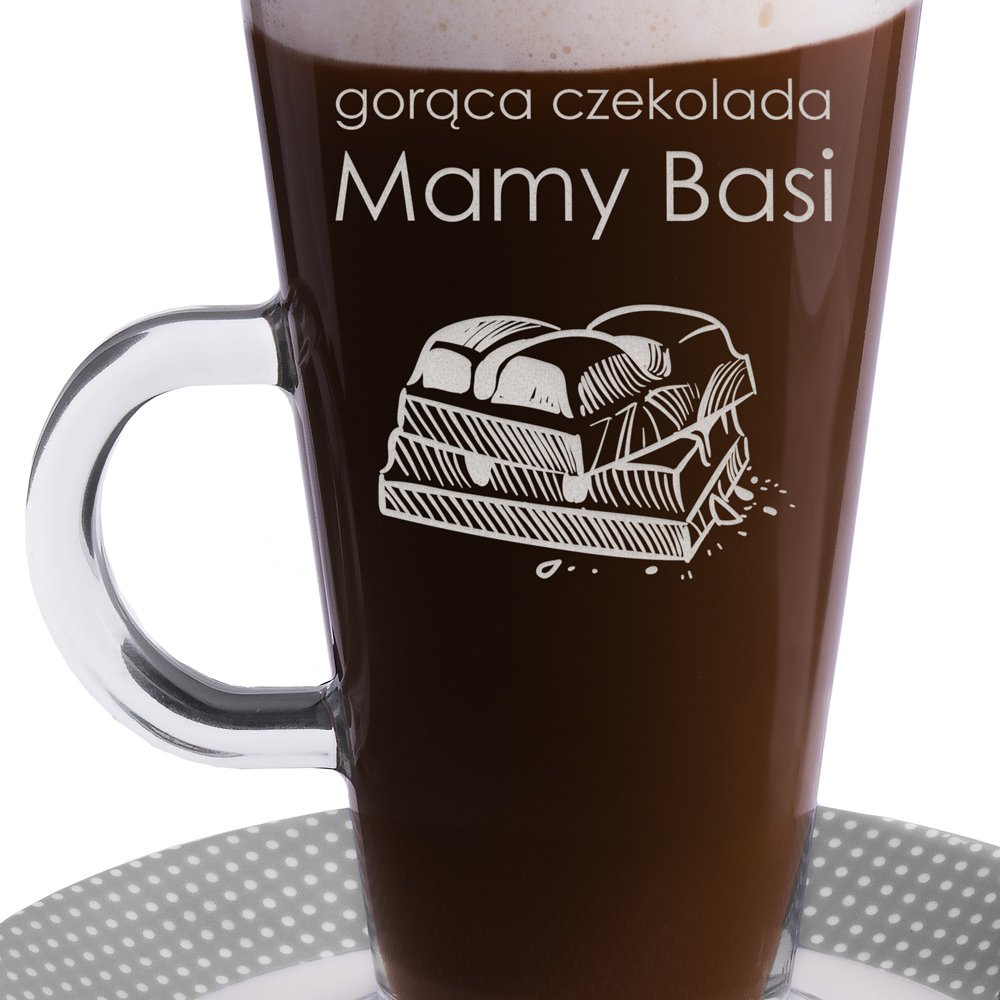 Szklanka do latte z grawerem dla mamy