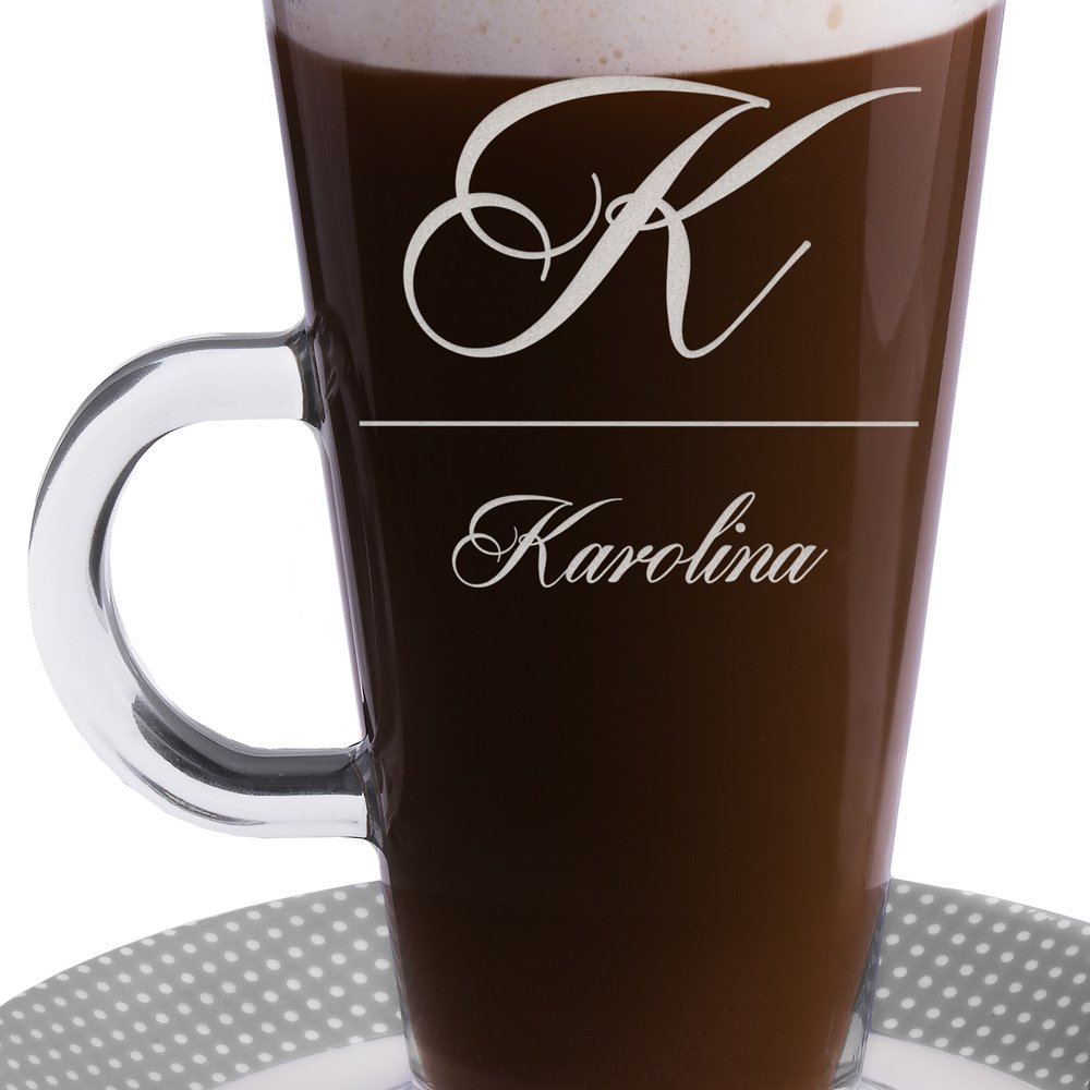 Szklanka do latte z grawerem dla niej na imieniny
