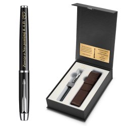 Pióro Wieczne Parker IM Czarne CT ETUI PRESTIGE