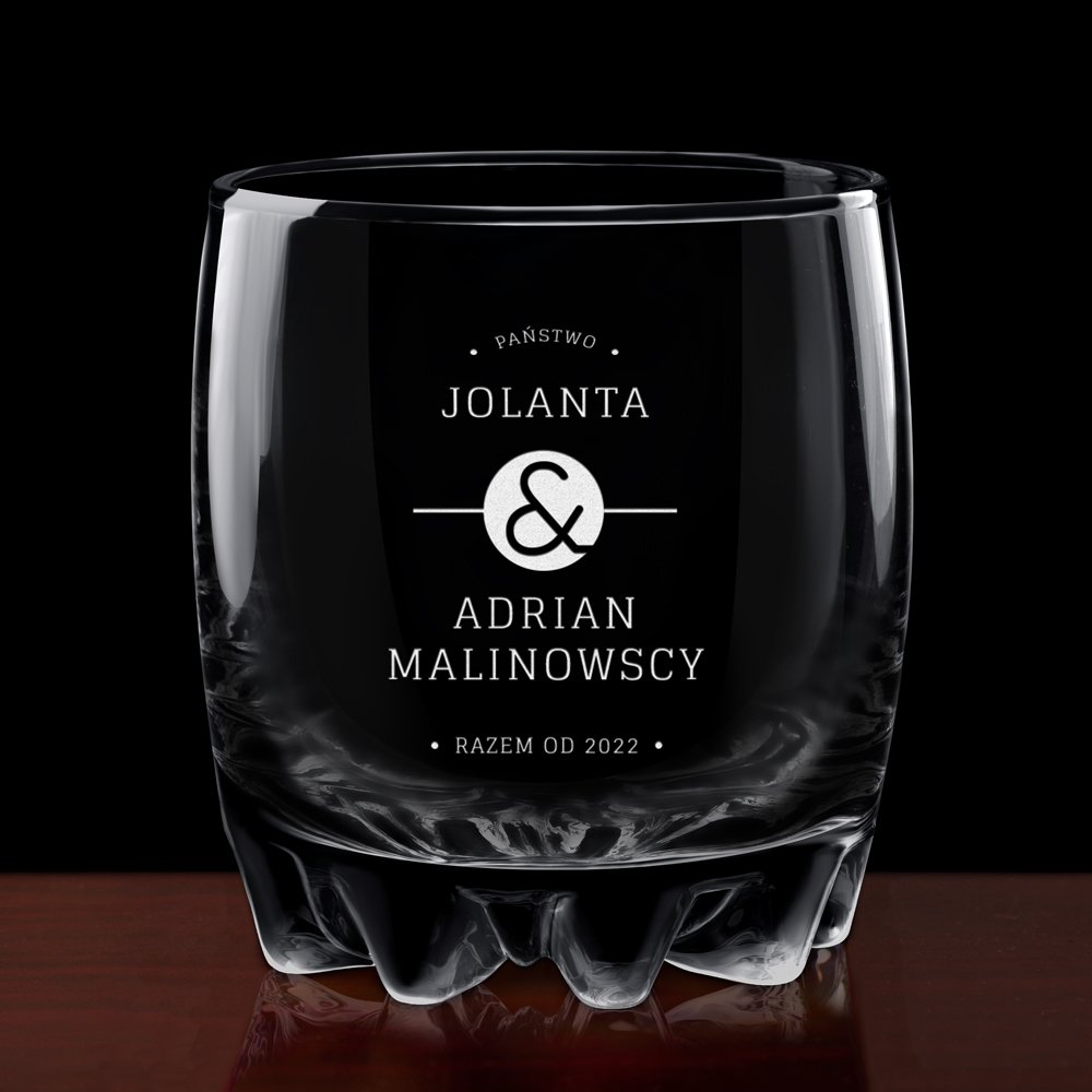 Szklanki grawerowane sylwana x6 razem od dla pary na ślub rocznicę