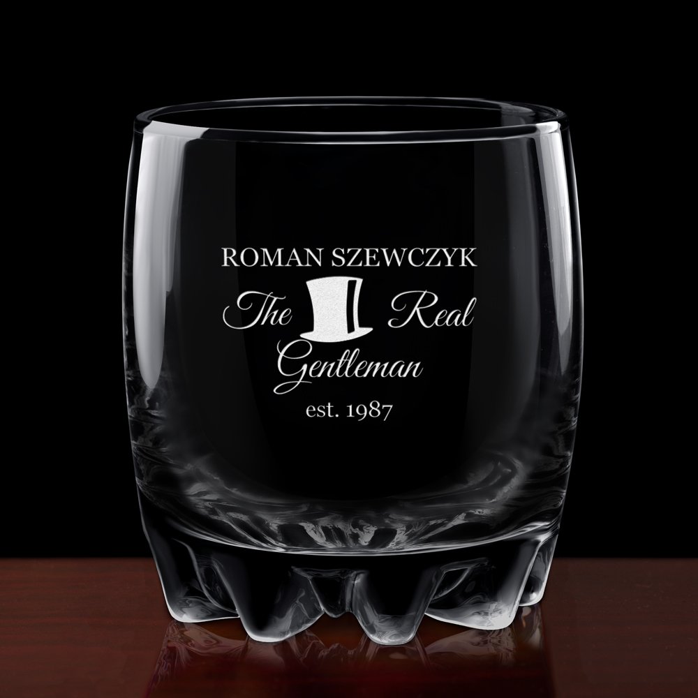 Karafka globus 6 szklanek sylwana zestaw do whisky grawer gentleman