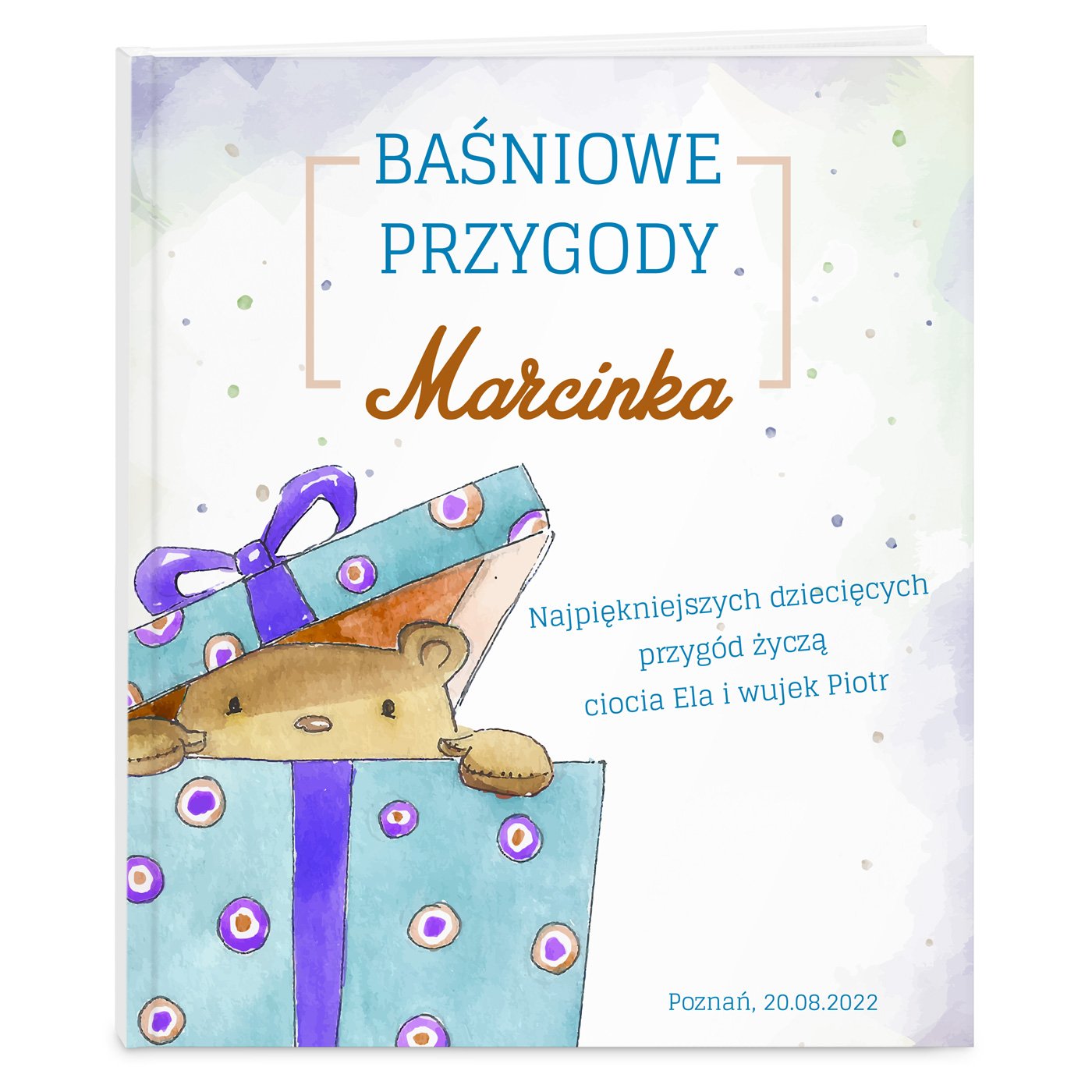 Księga baśni baśnie z nadrukiem dla chłopca na imieniny