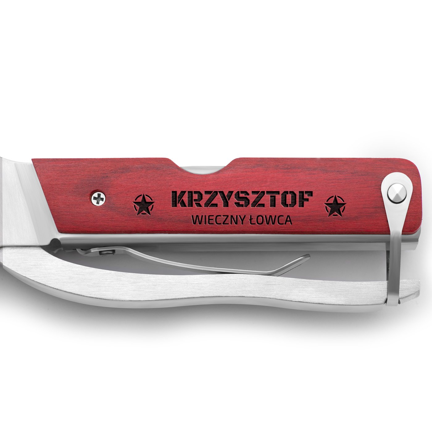 Narzędzie wielofunkcyjne multitool z grawerem dla kawalera myśliwego na imieniny wieczór kawalerski