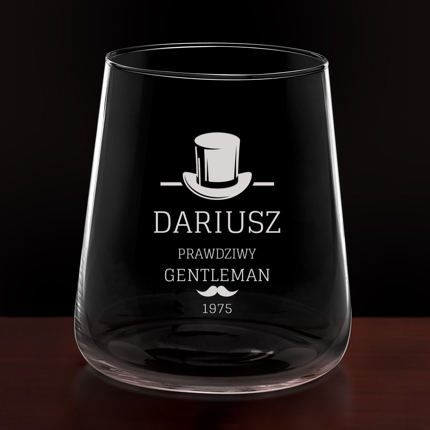Szklanki grawerowane avant garde x6 dla gentlemana na urodziny