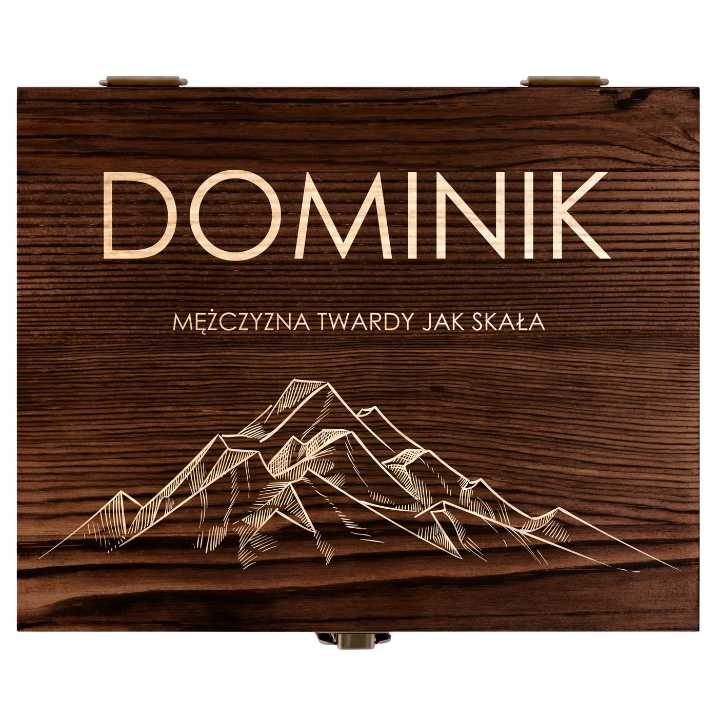 Kamienie kostki do whisky ze szklankami zestaw z grawerem dla miłośnika gór podróżnika na imieniny