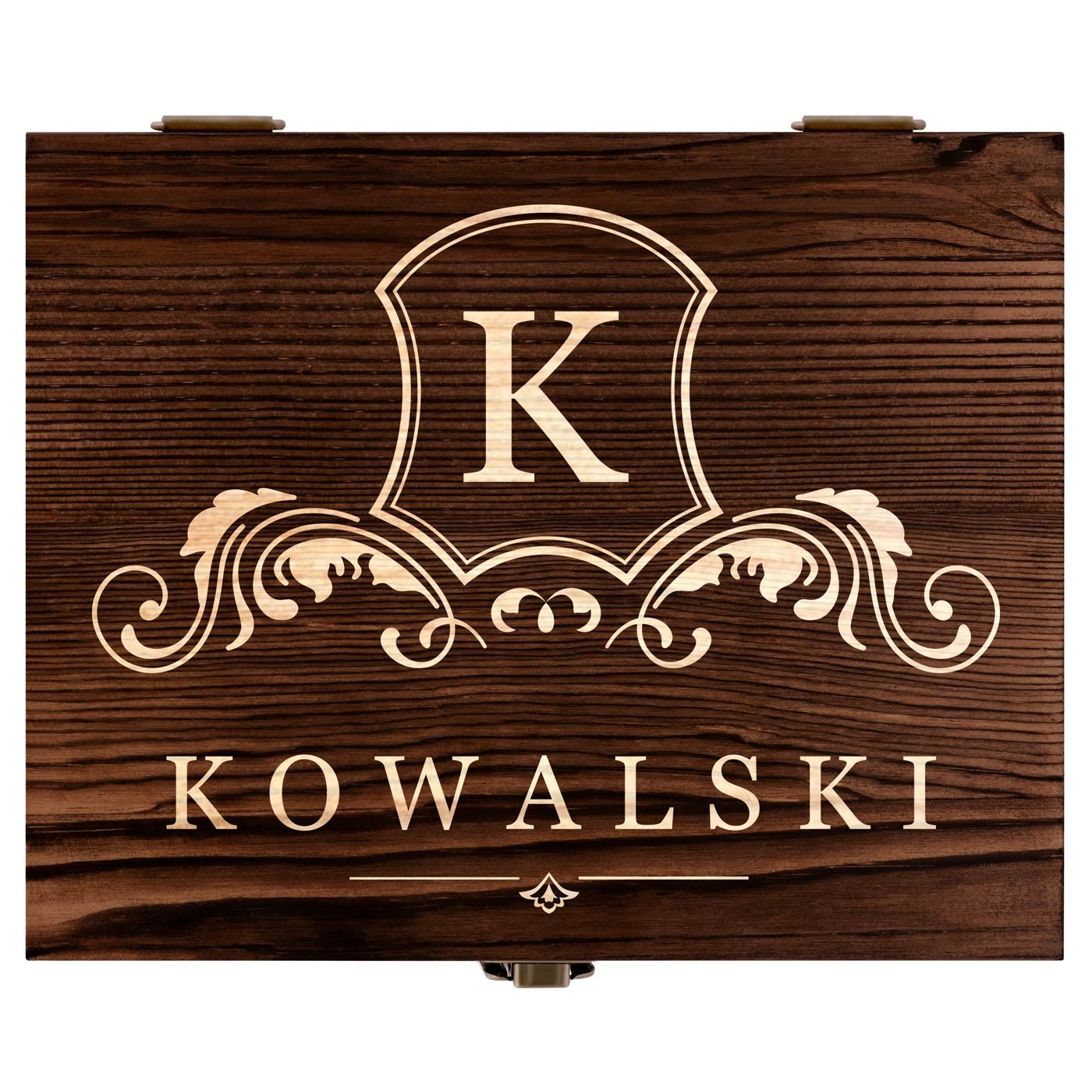 Kamienie kostki do whisky ze szklankami zestaw z grawerem dla gentlemana