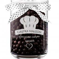 Słoik szklany na ciastka z grawerem dla niej