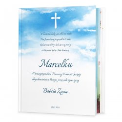 Historie opowieści biblijne z nadrukiem dla chłopca na komunię