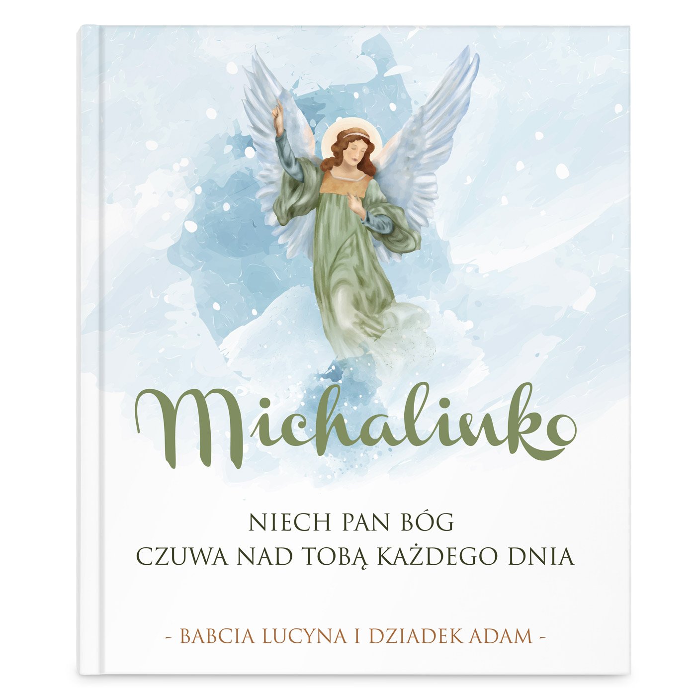 Historie opowieści biblijne z nadrukiem dla dziewczynki na chrzest imieniny