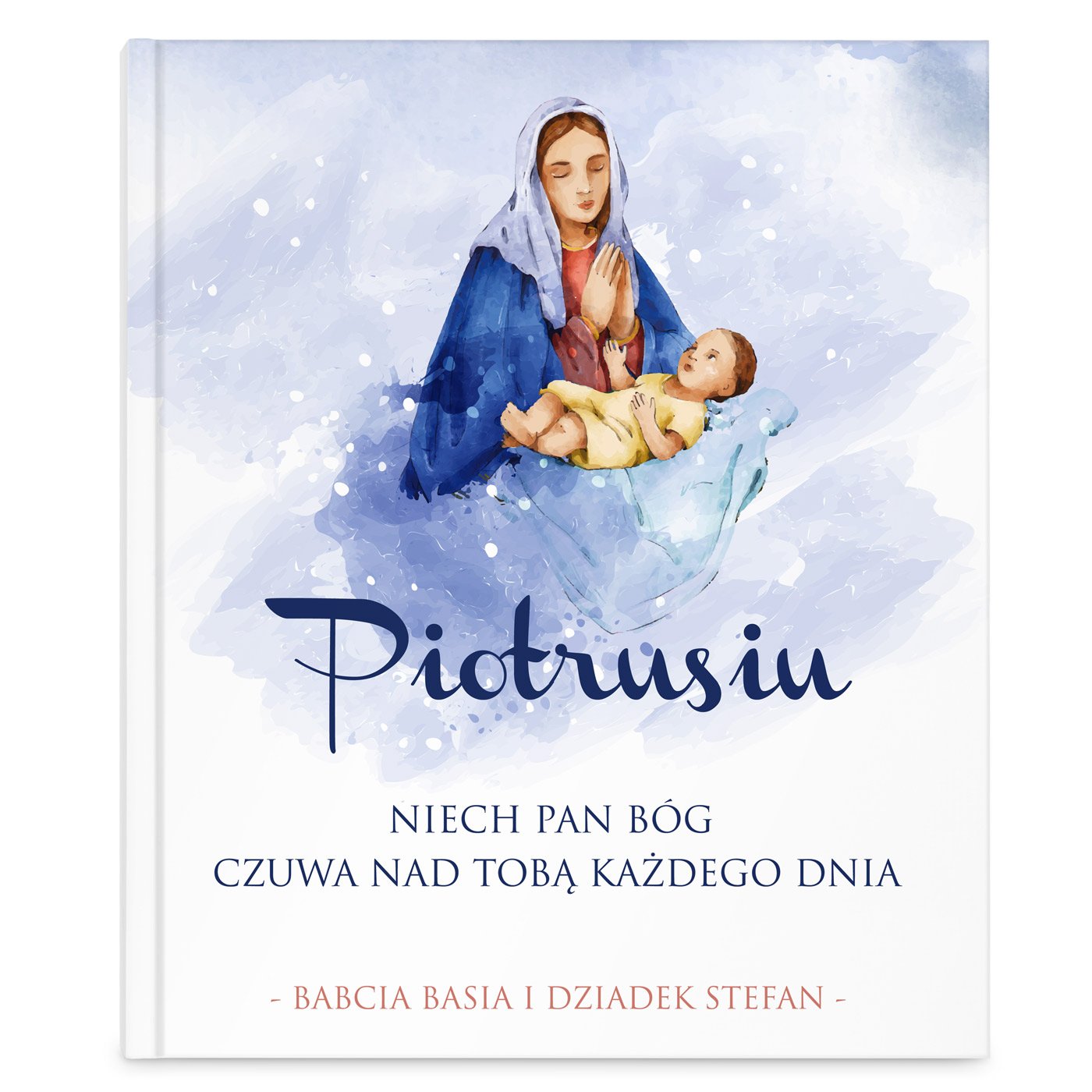 Historie opowieści biblijne z nadrukiem dla chłopca na chrzest imieniny