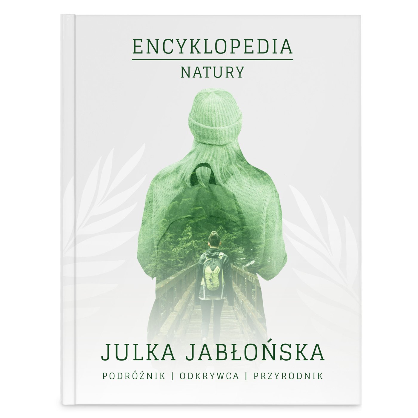 Encyklopedia przyrody z nadrukiem dla dziewczynki podróżnika