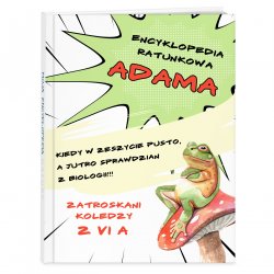 Encyklopedia przyrody z nadrukiem dla kolegi na imieniny