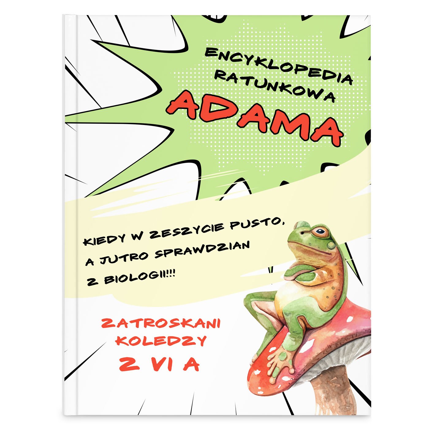 Encyklopedia przyrody z nadrukiem dla kolegi na imieniny