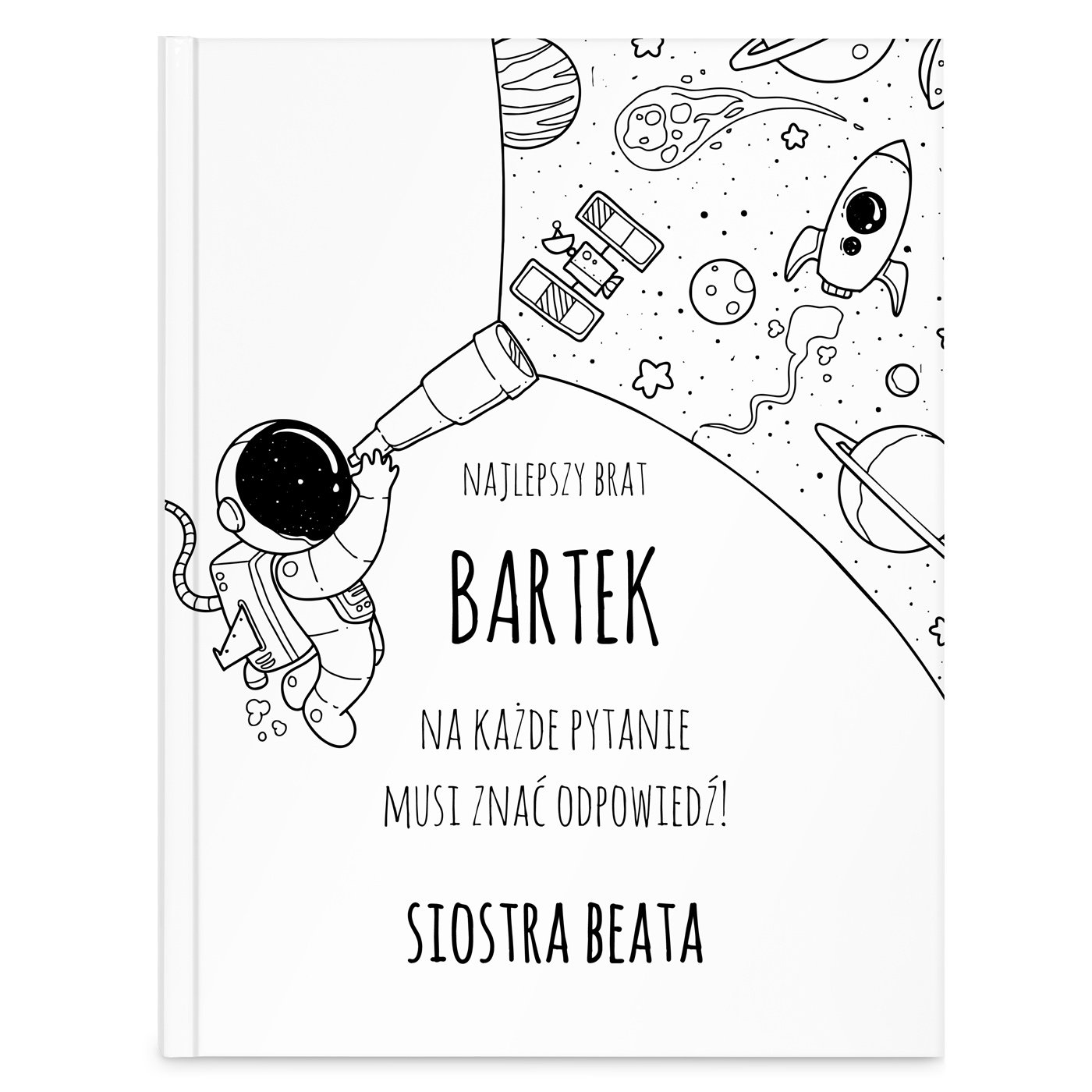 Encyklopedia przyrody z nadrukiem dla brata na imieniny