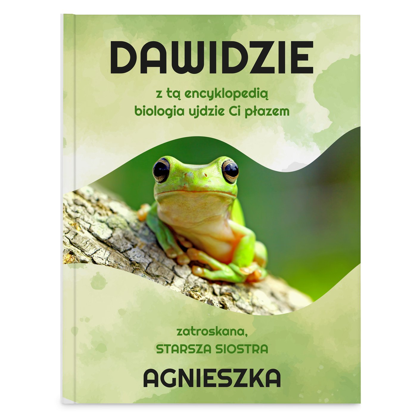 Encyklopedia przyrody z nadrukiem dla brata na imieniny