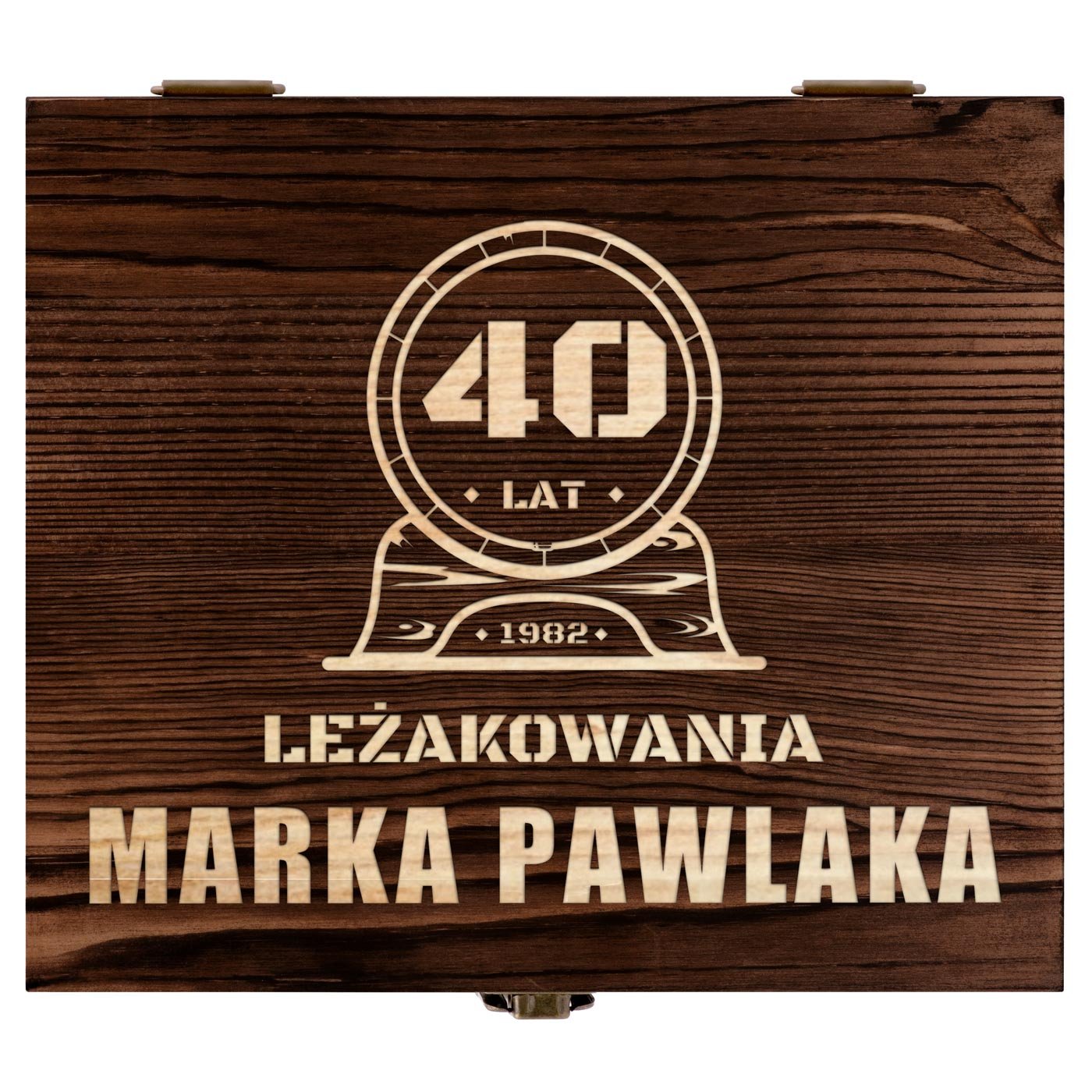 Kamienie do whisky kostki ze szklankami w drewnianym pudełku z grawerem dla konesera whisky na 40 urodziny