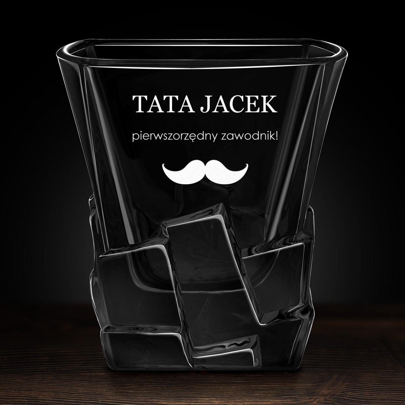 Szklanka do whisky z grawerem dla taty