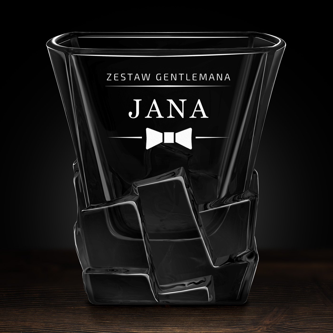 Szklanka do whisky z grawerem dla gentlemana
