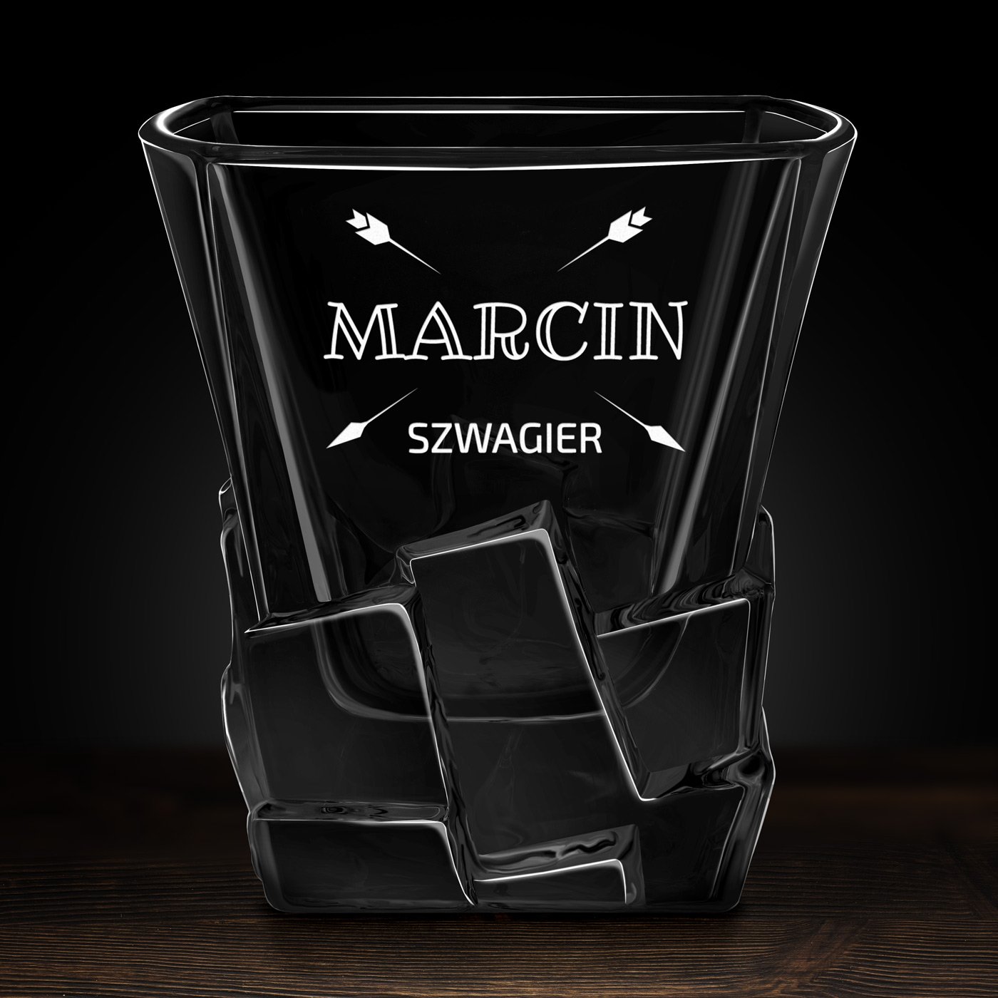 Szklanki do whisky x6 z grawerem dla szwagra na imieniny