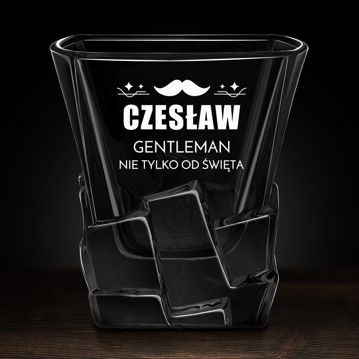 Szklanki do whisky x6 z grawerem dla gentlemana na święta