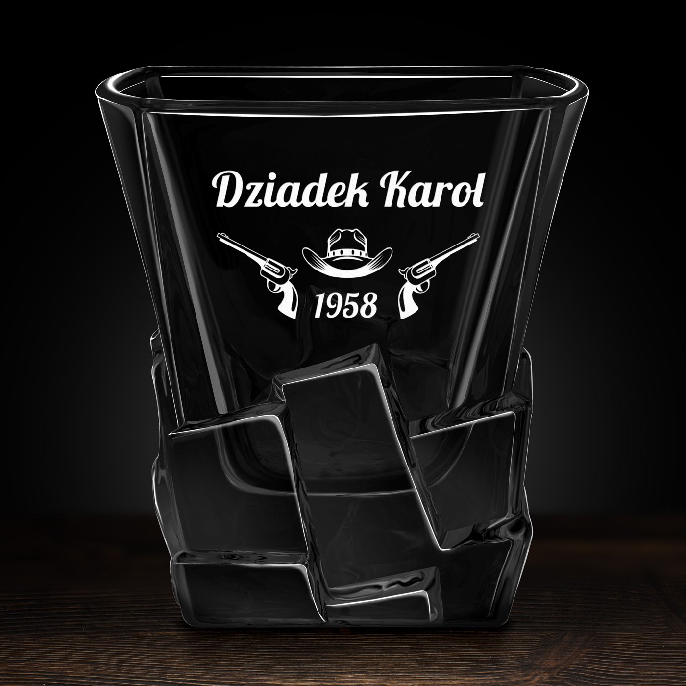 Szklanki do whisky x6 z grawerem dla dziadka na urodziny