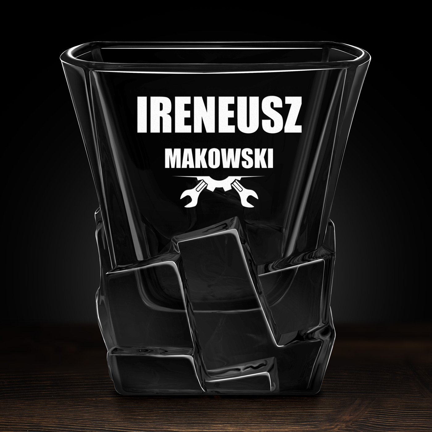 Szklanki do whisky x6 z grawerem dla majsterkowicza inżyniera na imieniny
