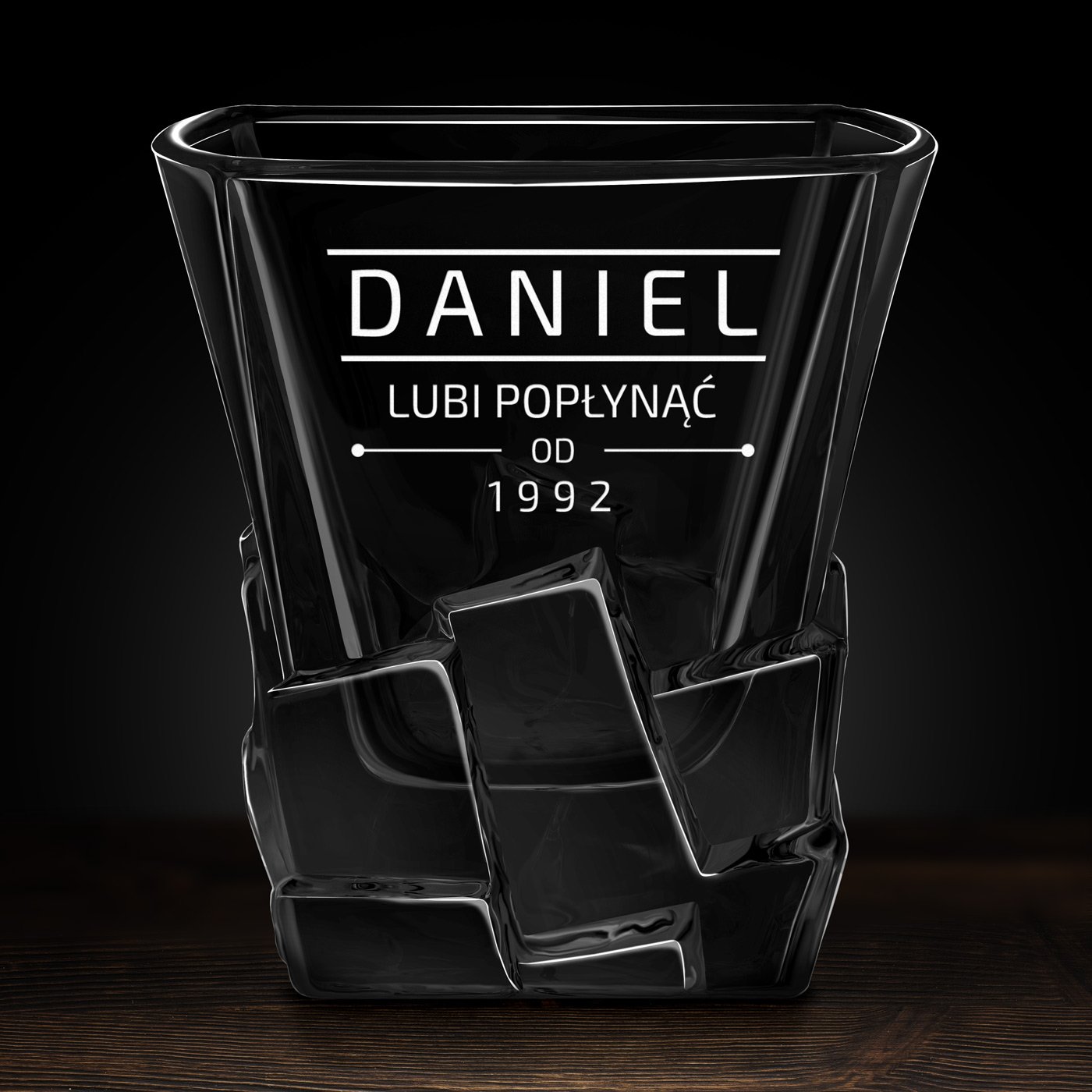 Szklanki do whisky x6 z grawerem dla imprezowicza na urodziny