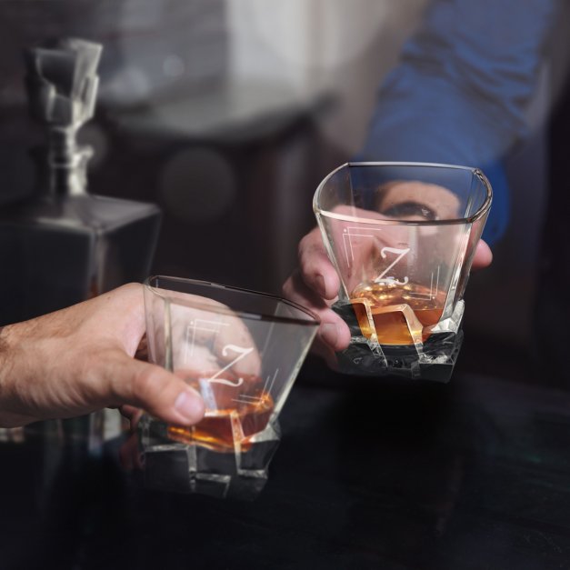 Szklanki do whisky x6 z grawerem dla gentlemana