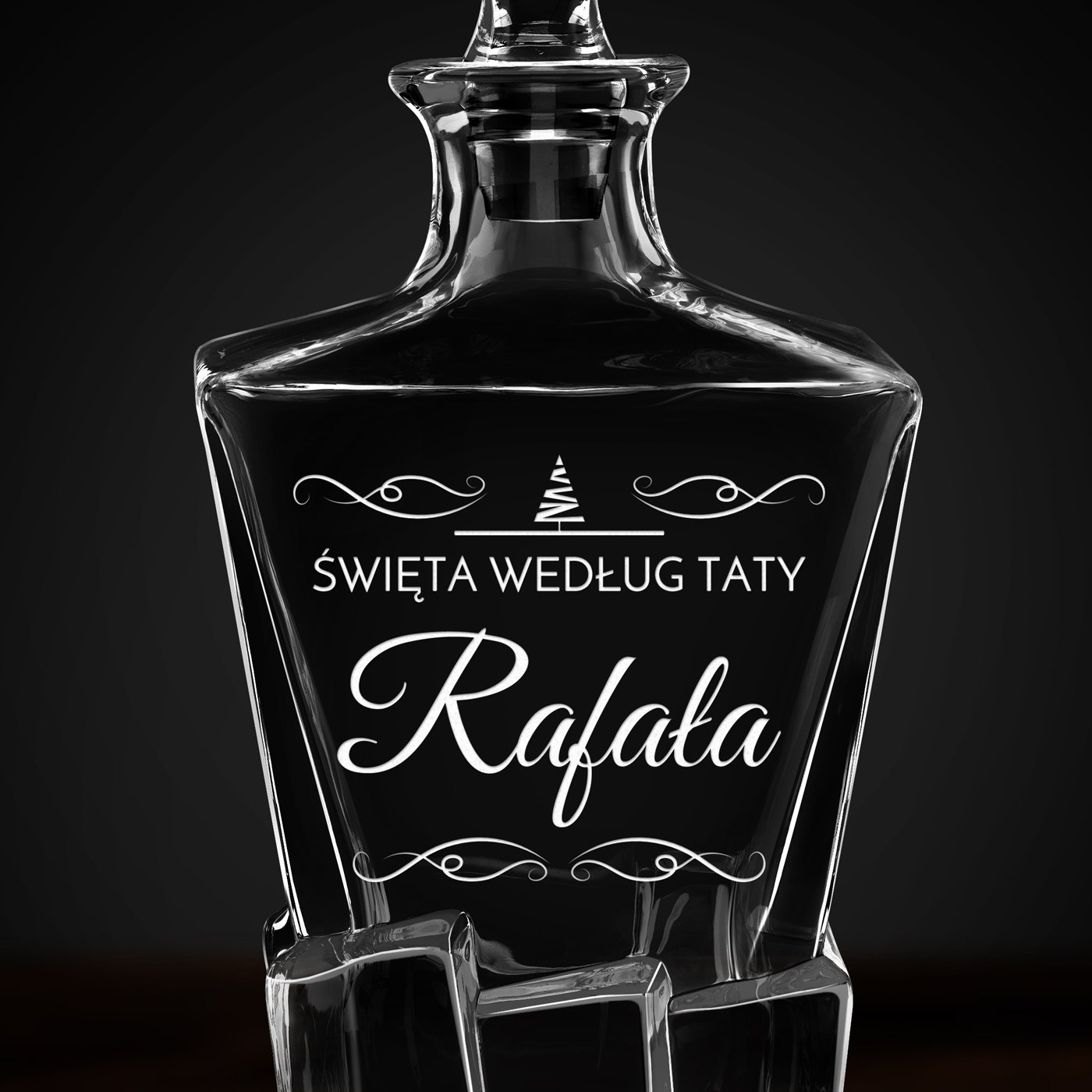 Karafka Ice Blink z grawerem dla taty na święta
